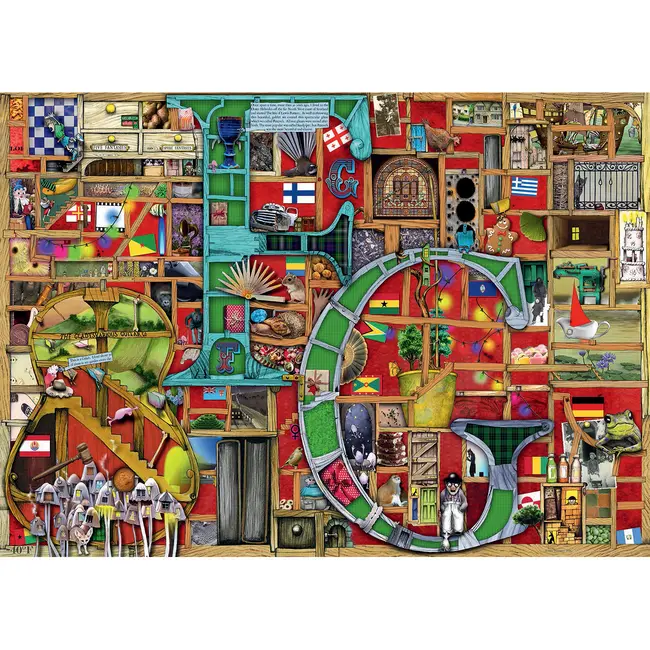 PUZZLE ALFABET COLIN THOMPSON, 1000 PIESE - ARTRVSPA16761