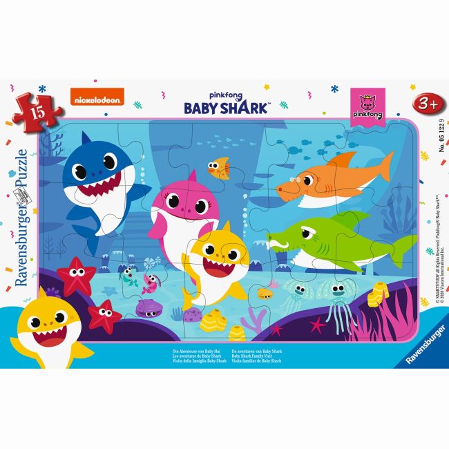 PUZZLE BABY SHARK, 15 PIESE - ARTRVSPC05122