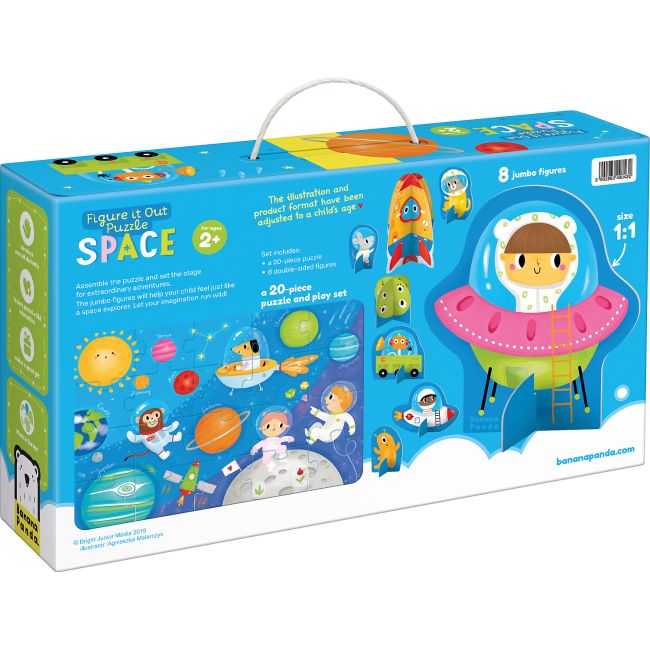 Puzzle educativ - Descopera Spatiul, 20 piese, 48x32cm Banana Panda BP49043 BBJBP49043_Initiala