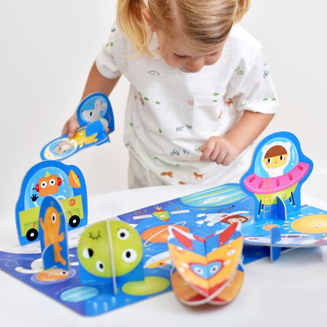 Puzzle educativ - Descopera Spatiul, 20 piese, 48x32cm Banana Panda BP49043 BBJBP49043_Initiala
