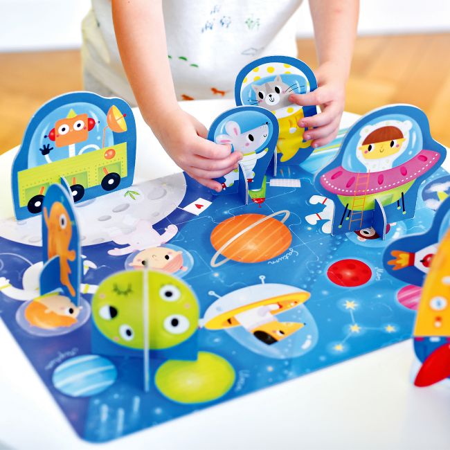 Puzzle educativ - Descopera Spatiul, 20 piese, 48x32cm Banana Panda BP49043 BBJBP49043_Initiala
