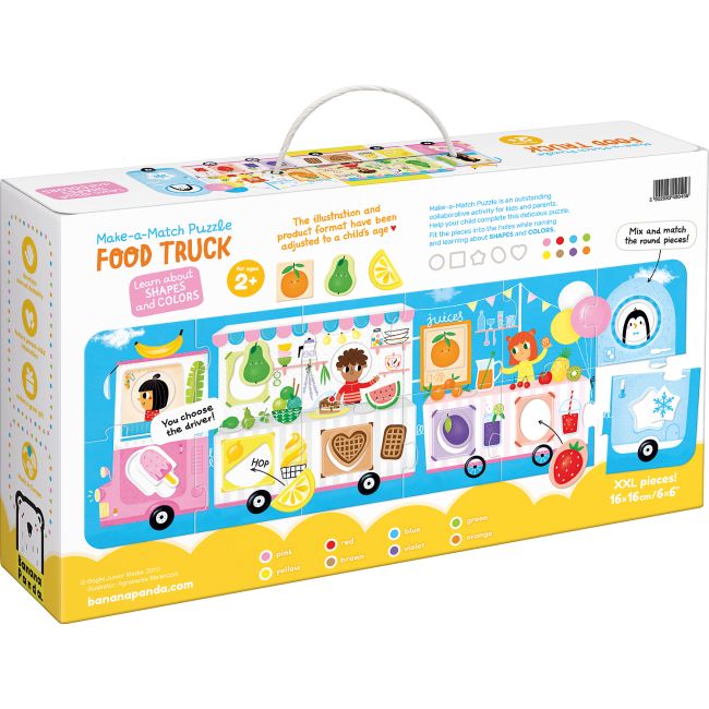 Puzzle Food Truck, 23 piese, 98x33cm Banana Panda BP49045 BBJBP49045_Initiala