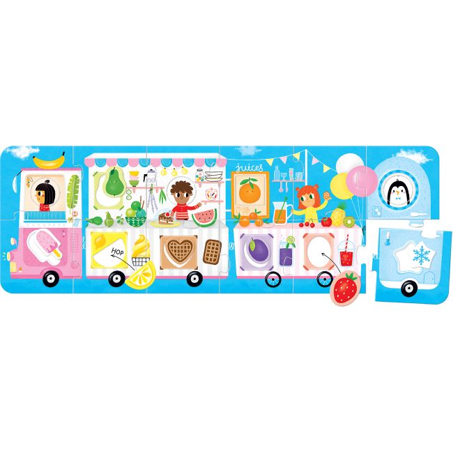 Puzzle Food Truck, 23 piese, 98x33cm Banana Panda BP49045 BBJBP49045_Initiala
