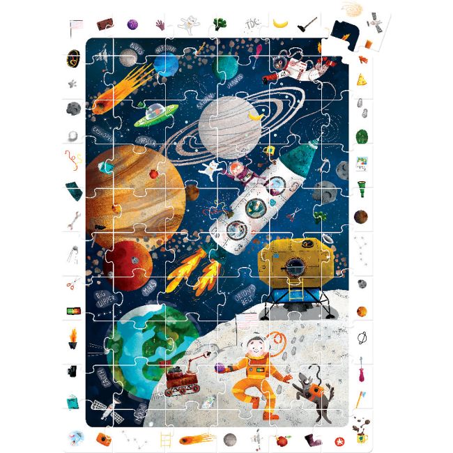 Puzzle Spatiu 60 piese, 48x68cm Banana Panda BP33666 BBJBP33666_Initiala