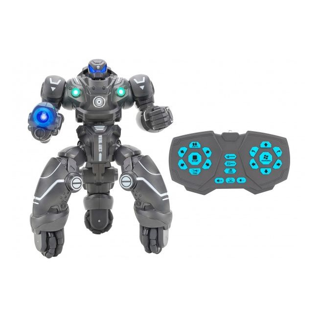Robot cu telecomanda care merge si danseaza cu sunete si lumini Globo  - SOLGL39864