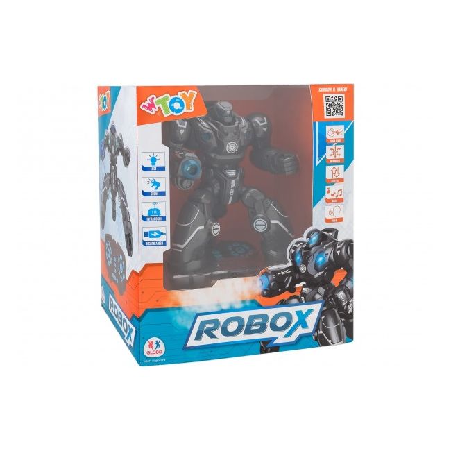 Robot cu telecomanda care merge si danseaza cu sunete si lumini Globo  - SOLGL39864