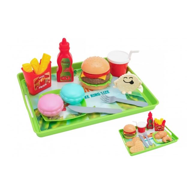 Set fast food 19 piese cu tavita Globo - SOLGL40405