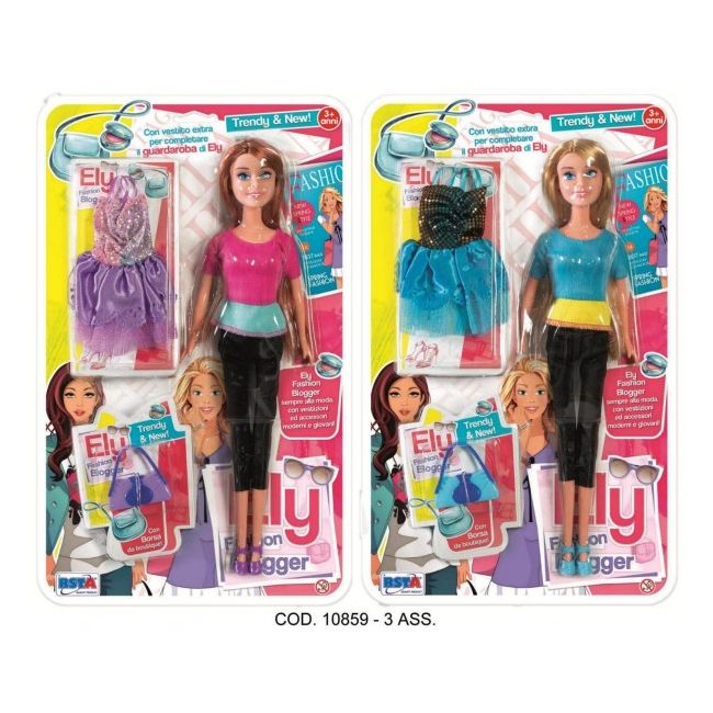 Set papusa 29 cm cu haina de schimb si accesorii RS Toys - SOLRS10859