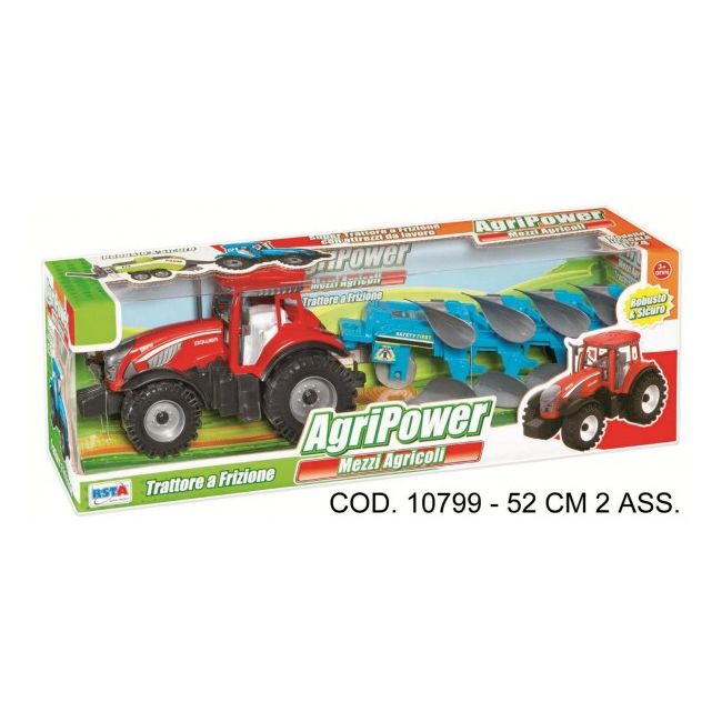 Tractor cu remorca scara 1:24 cu frictiune - SOLRS10799