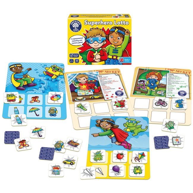 Joc educativ Supererou SUPERHERO LOTTO - OR065