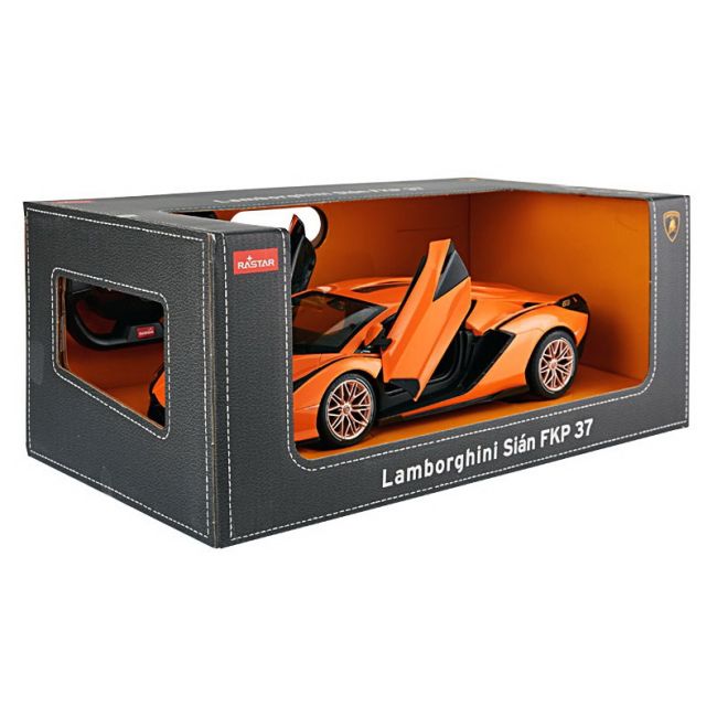 MASINA CU TELECOMANDA LAMBORGHINI SIAN PORTOCALIU CU SCARA 1 LA 14 VIVRas97700_Portocaliu