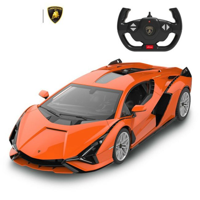 MASINA CU TELECOMANDA LAMBORGHINI SIAN PORTOCALIU CU SCARA 1 LA 14 VIVRas97700_Portocaliu
