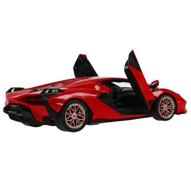 MASINA CU TELECOMANDA LAMBORGHINI SIAN ROSU CU SCARA 1 LA 14 VIVRas97700_Rosu