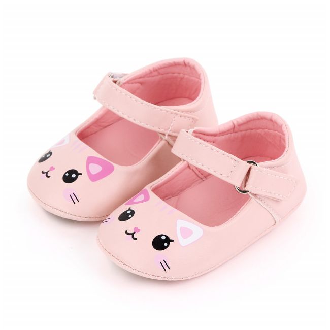 Pantofiori pentru fetite - Pisicuta roz - MDd2492-2-p01.0-3 luni