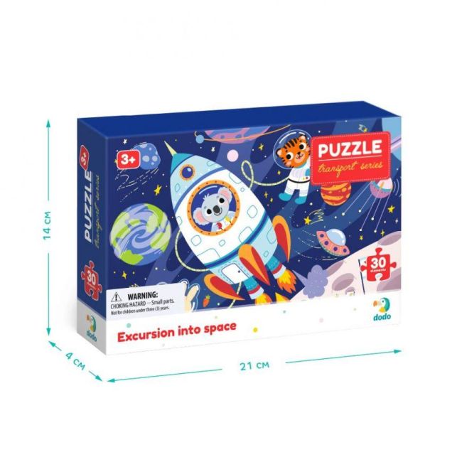 Puzzle - calatorie prin spatiu (30 piese)