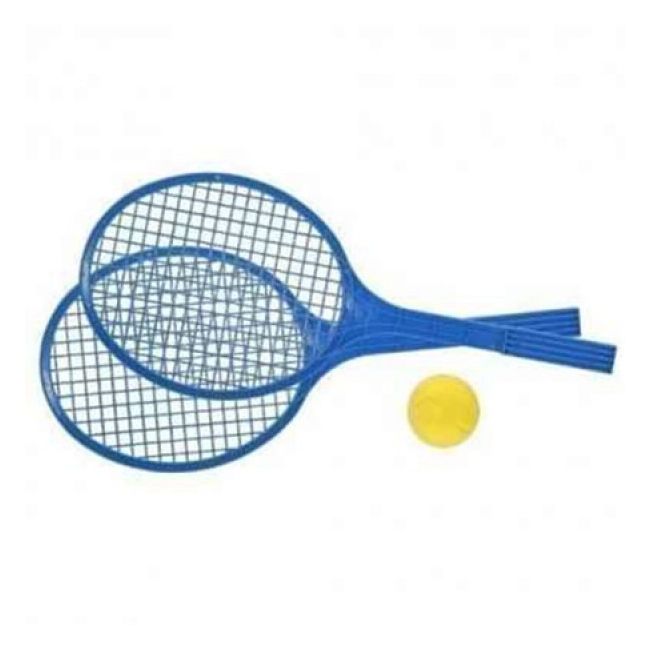 Set Androni cu 2 palete mici din plastic albastre si minge din burete - SOLAG5802-0000