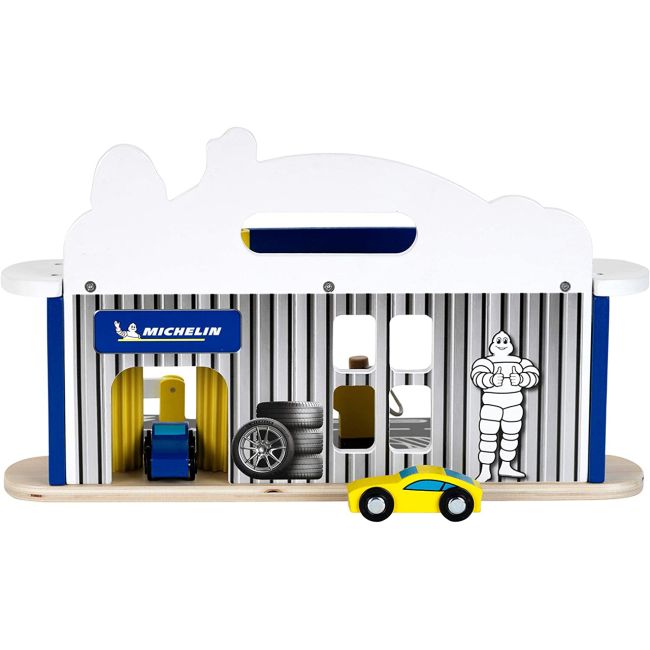 Statie reparatii masini cu spalatorie din lemn Michelin - TK3403