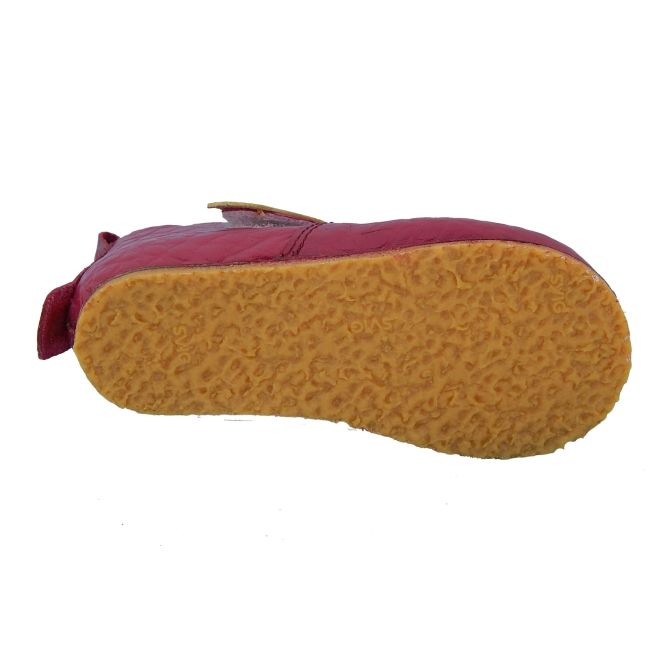 Pantofi Barefoot din piele naturala Baby Fox Cyclam - recomandati pentru primii pasi - FOX50001