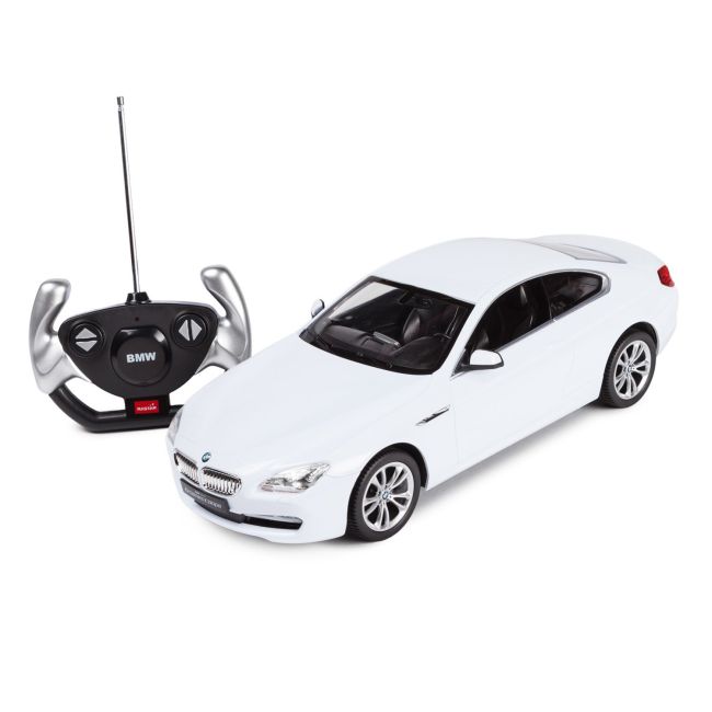 MASINA CU TELECOMANDA BMW SERIA 6 ALB CU SCARA 1 LA 14 VIVRas42600_Alb