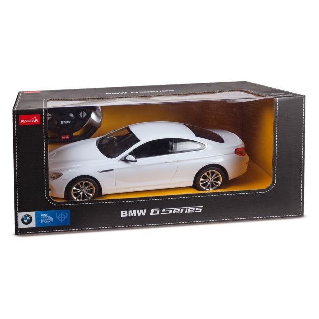 MASINA CU TELECOMANDA BMW SERIA 6 ALB CU SCARA 1 LA 14 VIVRas42600_Alb