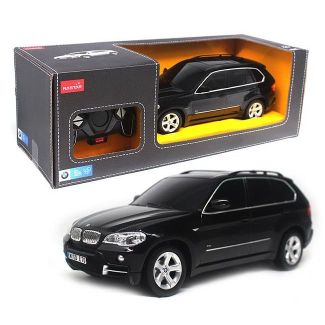 MASINA CU TELECOMANDA BMW X5 NEGRU CU SCARA 1 LA 18 VIVRas23100_Negru