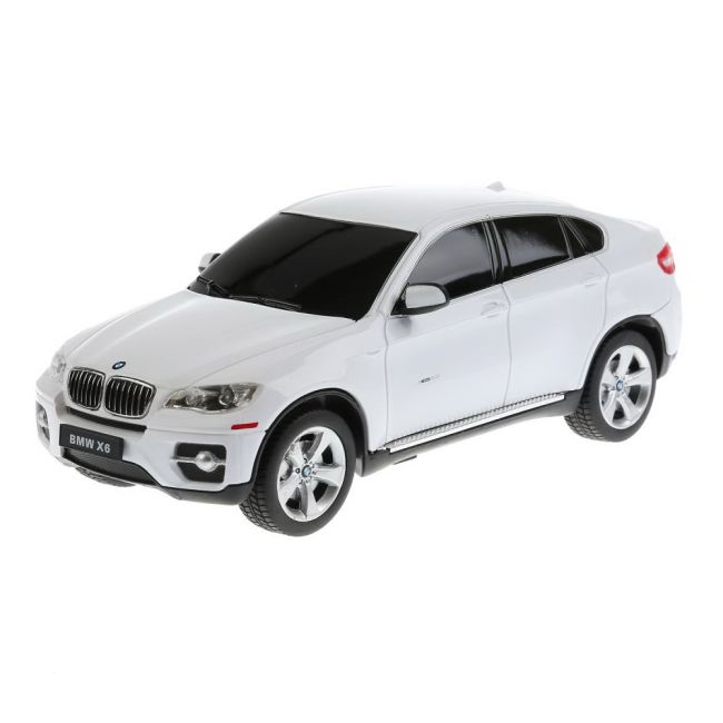 MASINA CU TELECOMANDA BMW X6 ALB CU SCARA 1 LA 24 VIVRas31700_Alb