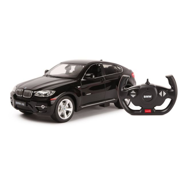 MASINA CU TELECOMANDA BMW X6 NEGRU CU SCARA 1 LA 14 VIVRas31400_Negru