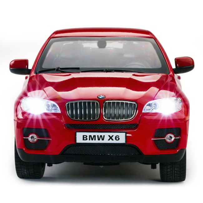 MASINA CU TELECOMANDA BMW X6 ROSU CU SCARA 1 LA 14 VIVRas31400_Rosu