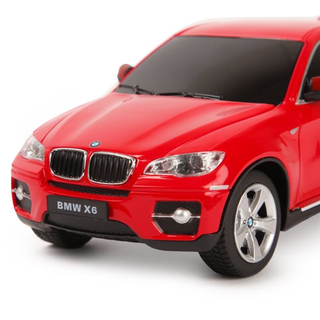 MASINA CU TELECOMANDA BMW X6 ROSU CU SCARA 1 LA 24 VIVRas31700_Rosu