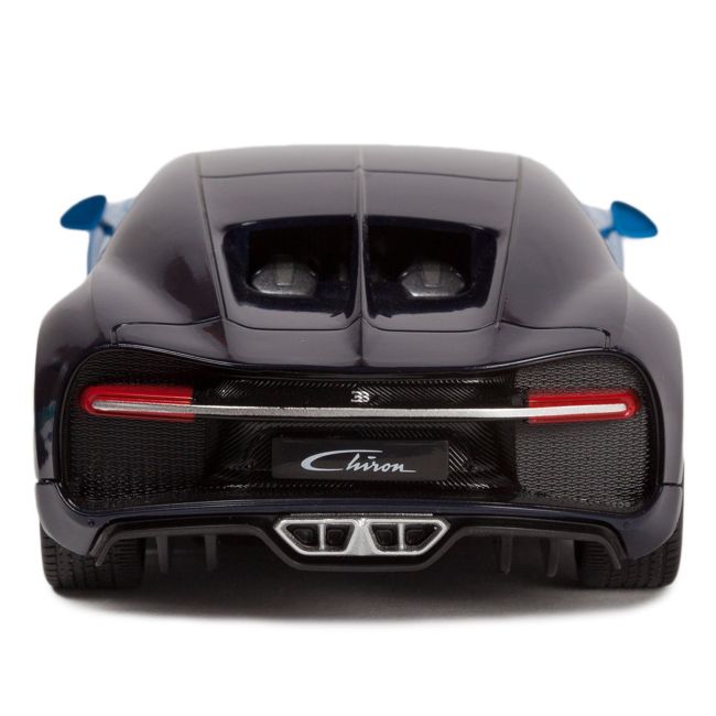 MASINA CU TELECOMANDA BUGATTI CHIRON ALBASTRU CU SCARA 1 LA 24 VIVRas76100_Albastru