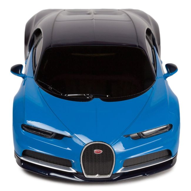 MASINA CU TELECOMANDA BUGATTI CHIRON ALBASTRU CU SCARA 1 LA 24 VIVRas76100_Albastru