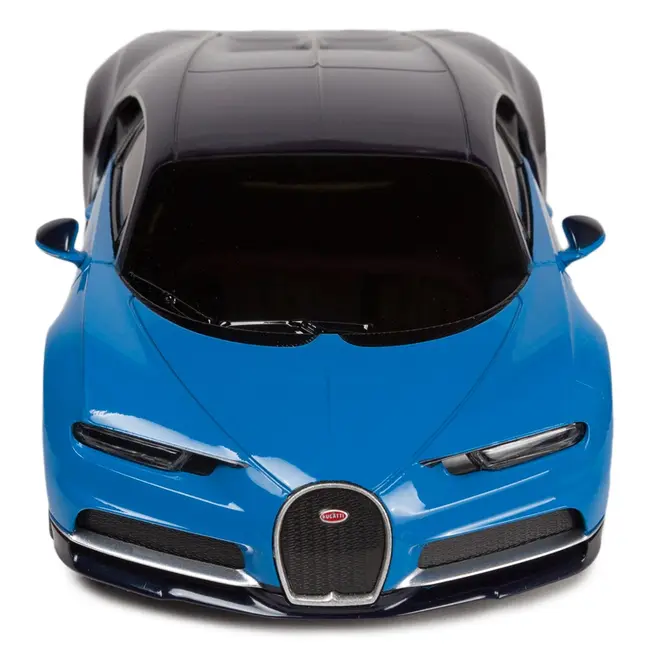 MASINA CU TELECOMANDA BUGATTI CHIRON ALBASTRU CU SCARA 1 LA 24 VIVRas76100_Albastru