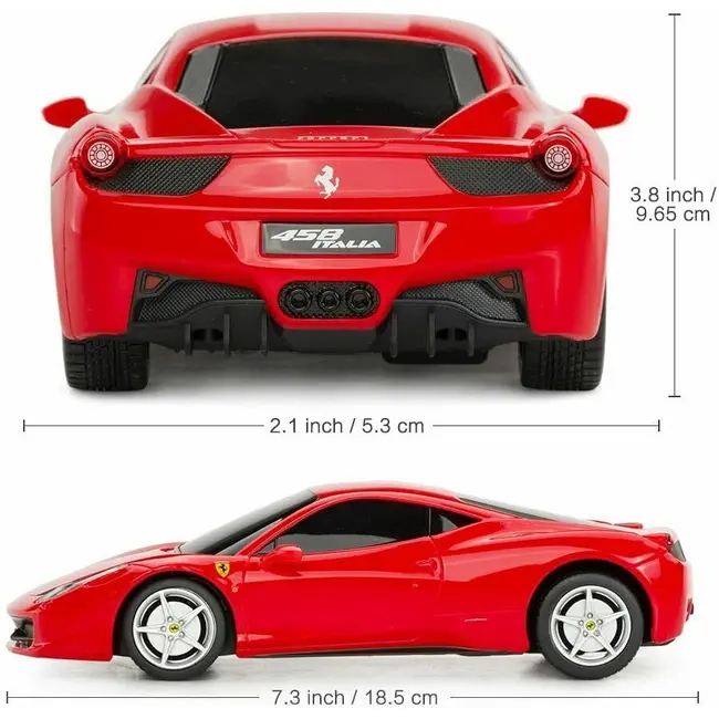 MASINA CU TELECOMANDA FERRARI 458 SCARA 1 LA 24 VIVRas46600