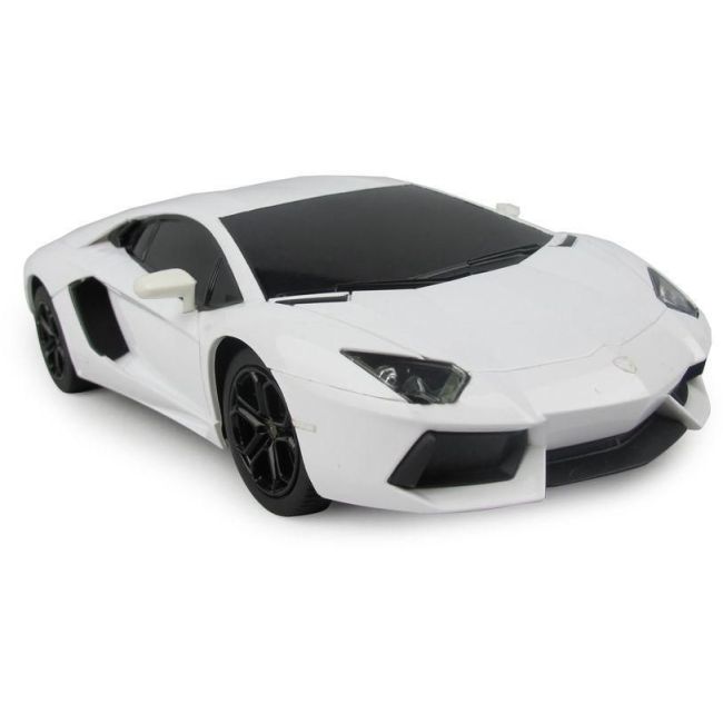 MASINA CU TELECOMANDA LAMBORGHINI AVENTADOR ALB CU SCARA 1 LA 24 VIVRas46300_Alb