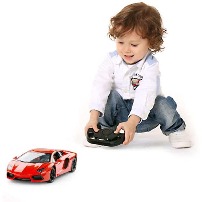 MASINA CU TELECOMANDA LAMBORGHINI AVENTADOR ROSU CU SCARA 1 LA 24 VIVRas46300_Rosu