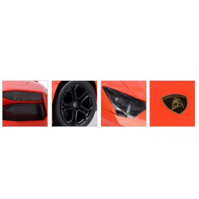 MASINA CU TELECOMANDA LAMBORGHINI AVENTADOR ROSU CU SCARA 1 LA 24 VIVRas46300_Rosu