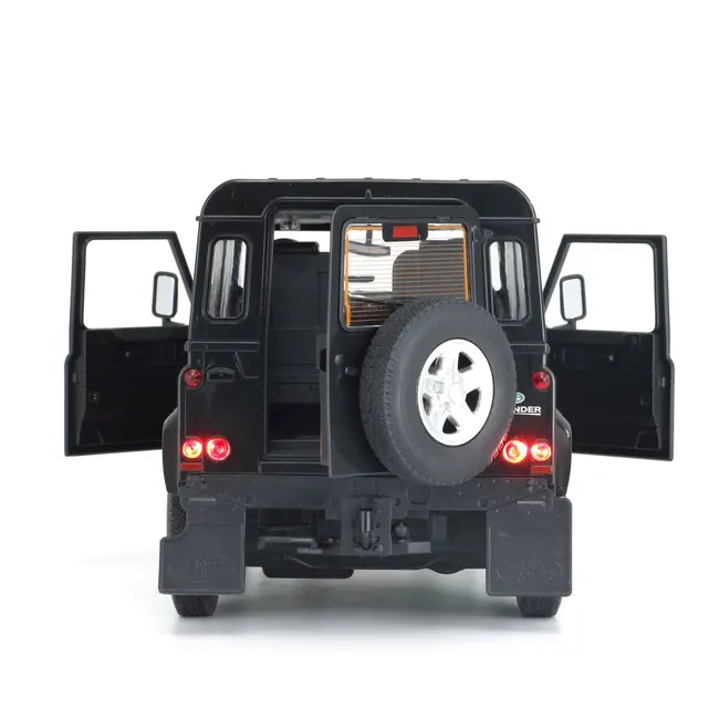 MASINA CU TELECOMANDA LAND ROVER DEFENDER NEGRU CU SCARA 1 LA 14 VIVRas78400_Negru