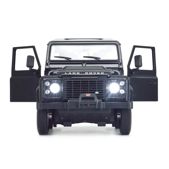 MASINA CU TELECOMANDA LAND ROVER DEFENDER NEGRU CU SCARA 1 LA 14 VIVRas78400_Negru