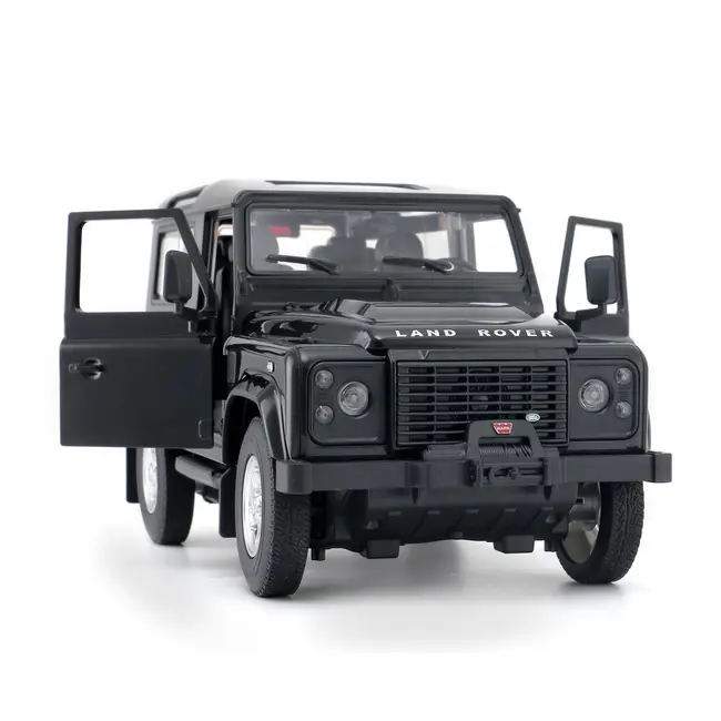 MASINA CU TELECOMANDA LAND ROVER DEFENDER NEGRU CU SCARA 1 LA 14 VIVRas78400_Negru