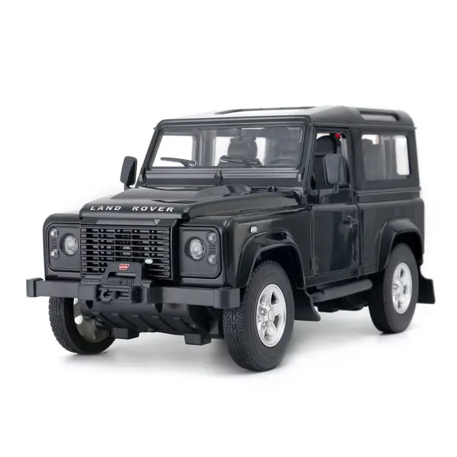 MASINA CU TELECOMANDA LAND ROVER DEFENDER NEGRU CU SCARA 1 LA 14 VIVRas78400_Negru