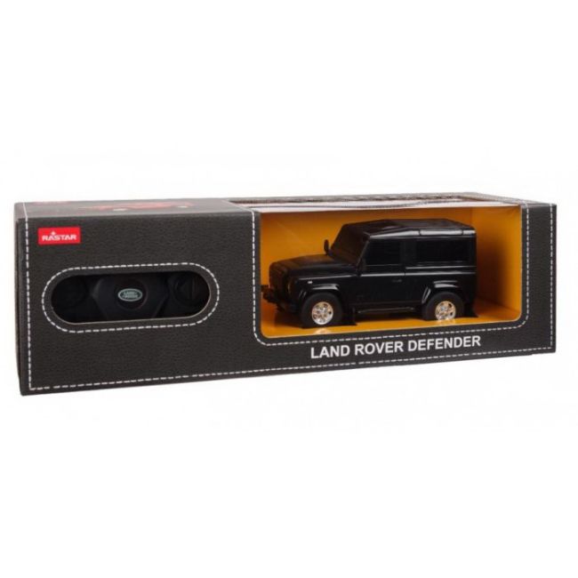 MASINA CU TELECOMANDA LAND ROVER DEFENDER NEGRU CU SCARA 1 LA 24 VIVRas78500_Negru