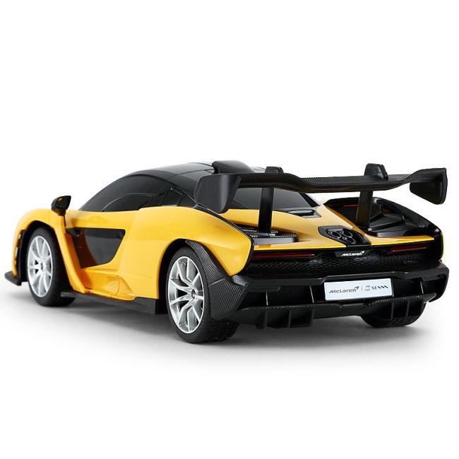 MASINA CU TELECOMANDA McLAREN SENNA GALBEN CU SCARA 1 LA 18 VIVRas96300_Galben