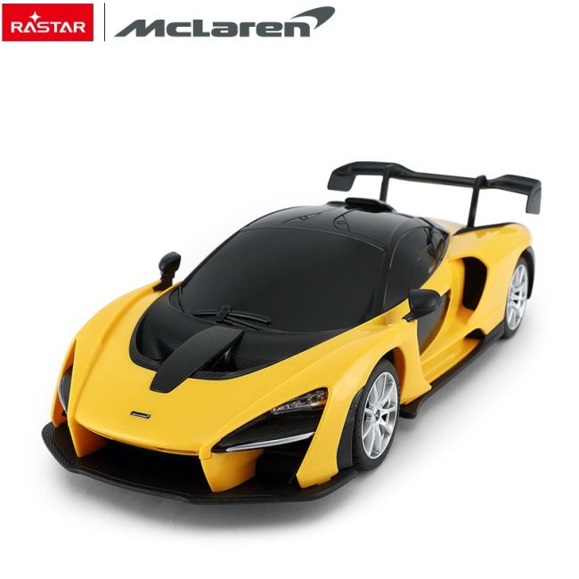 MASINA CU TELECOMANDA McLAREN SENNA GALBEN CU SCARA 1 LA 18 VIVRas96300_Galben