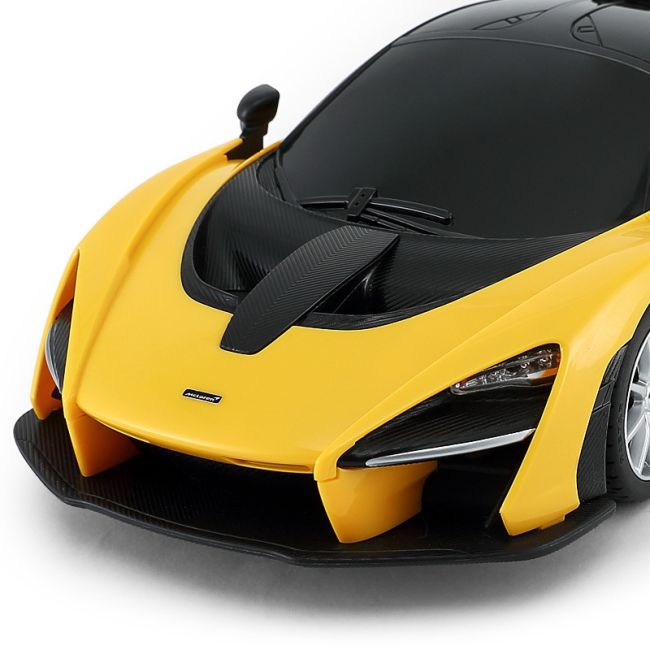 MASINA CU TELECOMANDA McLAREN SENNA GALBEN CU SCARA 1 LA 18 VIVRas96300_Galben