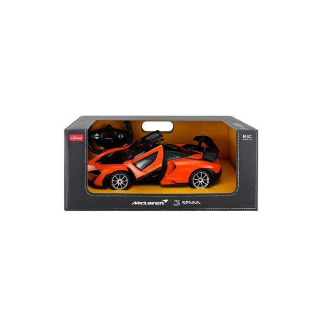 MASINA CU TELECOMANDA McLAREN SENNA PORTOCALIU CU SCARA 1 LA 14 VIVRas96600_Portocaliu