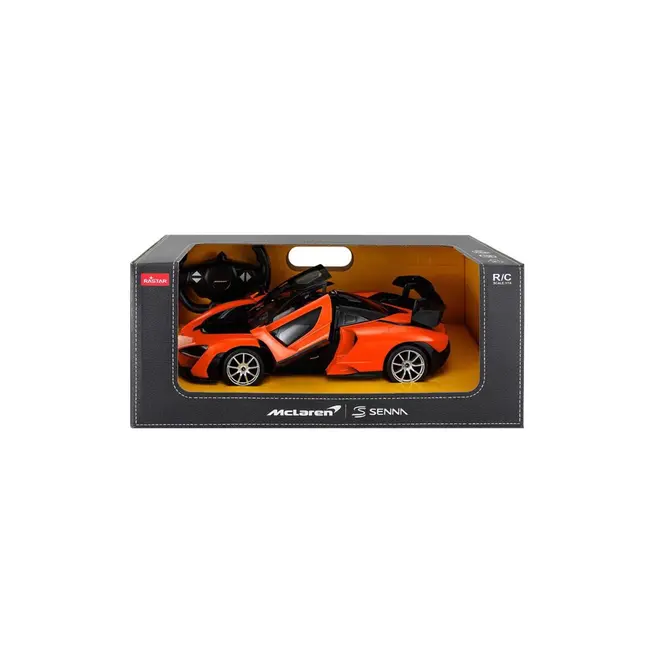 MASINA CU TELECOMANDA McLAREN SENNA PORTOCALIU CU SCARA 1 LA 14 VIVRas96600_Portocaliu