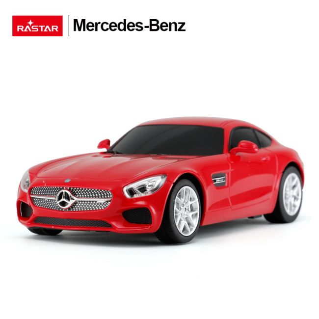 MASINA CU TELECOMANDA MERCEDES AMG GT ROSU CU SCARA 1 LA 24 VIVRas72100_Rosu