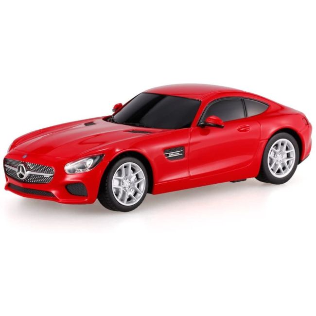 MASINA CU TELECOMANDA MERCEDES AMG GT ROSU CU SCARA 1 LA 24 VIVRas72100_Rosu