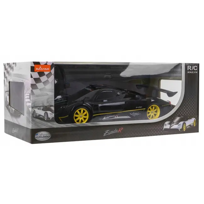 MASINA CU TELECOMANDA PAGANI ZONDA R NEGRU CU SCARA 1 LA 14 VIVRas38110_Negru