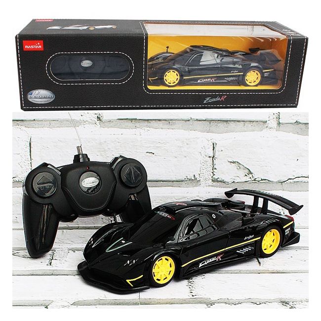 MASINA CU TELECOMANDA PAGANI ZONDA R NEGRU CU SCARA 1 LA 24 VIVRas38010_Negru